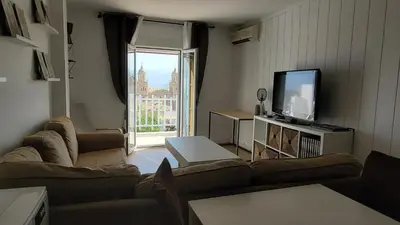 Una televisión o centro de entretenimiento en Mirador de la Catedral