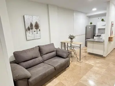 Una cocina o zona de cocina en Loft II Madueño de los Aires parking incluido