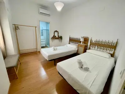 Cama o camas de una habitación en Geysotur Villa de Viana