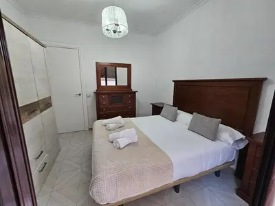 Cama o camas de una habitación en Casa de Valeria