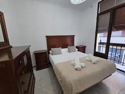 Cama o camas de una habitación en Casa de Valeria