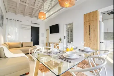 Zona de estar de Private House PRIVATE POOL