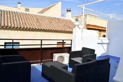 Un balcón o terraza de Hostfy Centro, Bustos Tavera