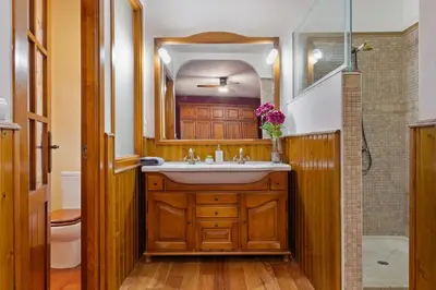 Un baño de Villa privada, piscina y gym, a 20 min de Málaga