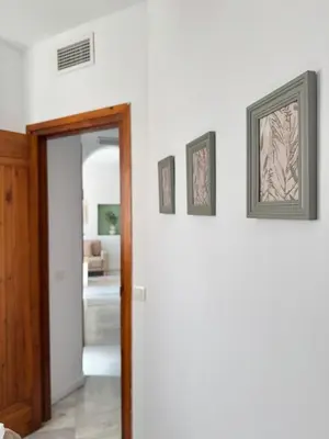 Cama o camas de una habitación en Duplex en plena Juderia