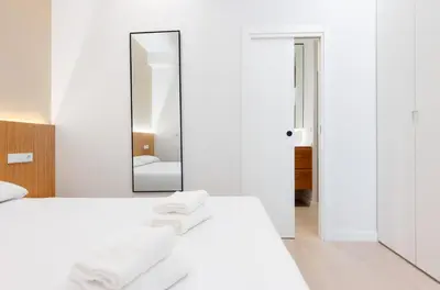 Cama o camas de una habitación en Panther Home Santa Justa I