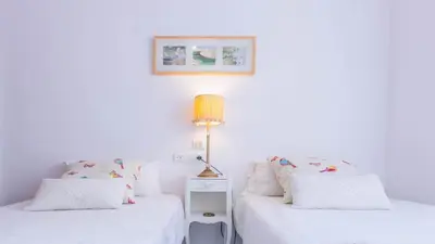 Cama o camas de una habitación en Vive Córdoba Apartamento junto a Estación y Centro