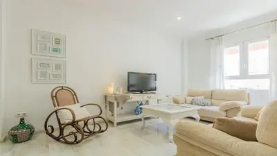 Una televisión o centro de entretenimiento en Vive Córdoba Apartamento junto a Estación y Centro