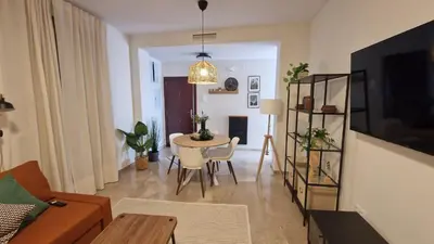 Una televisión o centro de entretenimiento en apartamento Écija Torcal