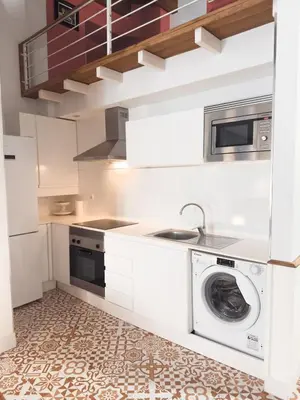 Una cocina o zona de cocina en MonKeys Apartments Castellar & Suite