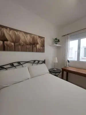 Cama o camas de una habitación en Apartamento calle Levíes