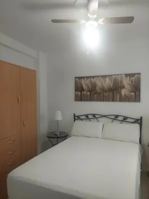 Cama o camas de una habitación en Apartamento calle Levíes