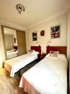 Cama o camas de una habitación en Charming abode