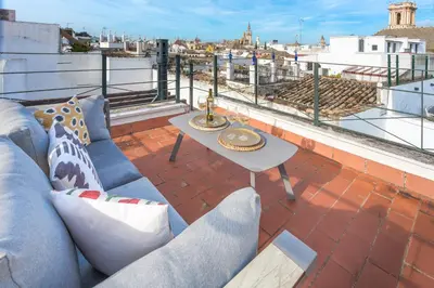 Un balcón o terraza de Alohamundi Judería II - Amazing house 3 terraces&views