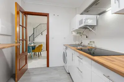 Una cocina o zona de cocina en Casa Sol Duplex 3 Rooms Terrazas