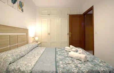 Cama o camas de una habitación en El Refugio de la Judería