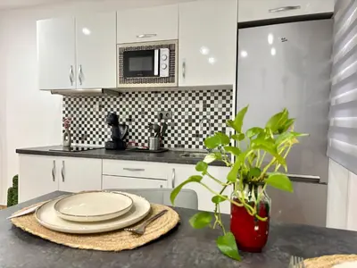 Una cocina o zona de cocina en La Cordobesa Suites