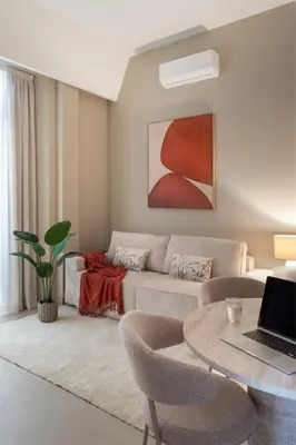 Zona de estar de MonKeys Apartments Calatrava Deluxe