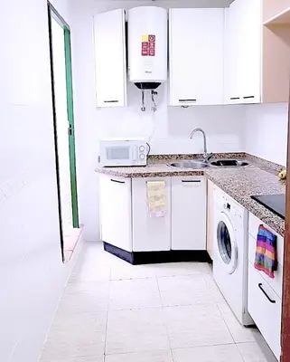 Una cocina o zona de cocina en Beautiful house near the center with terrace