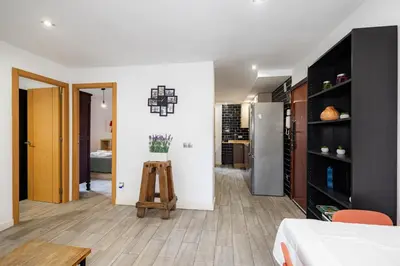Una cocina o zona de cocina en Acogedor Piso de 2 Dormitorios en Sevilla