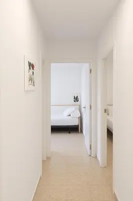 Cama o camas de una habitación en RentalSevilla Hiniesta