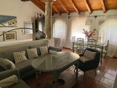 Zona de estar de Casa Caldereros