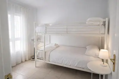 Cama o camas de una habitación en Apartamento El Indiano