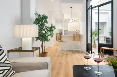 Zona de estar de Magno Apartments San Bernardo