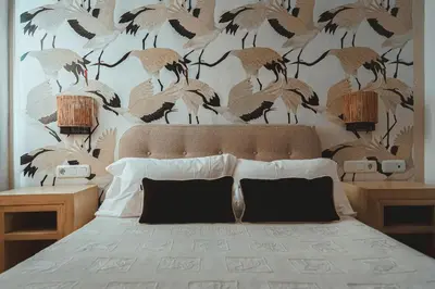 Cama o camas de una habitación en Hostal Boutique El Rey del Sol
