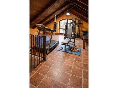 Gimnasio o instalaciones de fitness de Chalet in Rivero de Posadas with Pool
