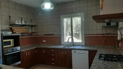 Una cocina o zona de cocina en Casa rural los hilillos