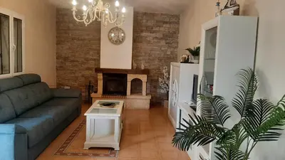 Zona de estar de Casa rural los hilillos