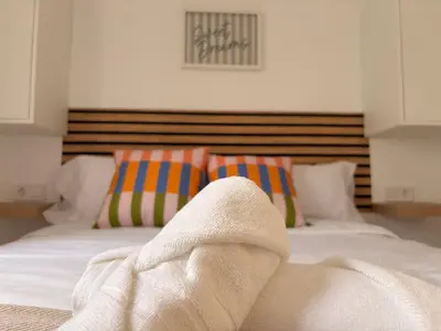 Cama o camas de una habitación en Casa Lima