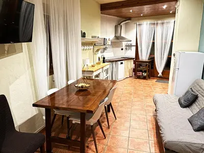 Una cocina o zona de cocina en Casa del Mirador