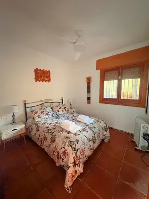 Cama o camas de una habitación en Casa rural 