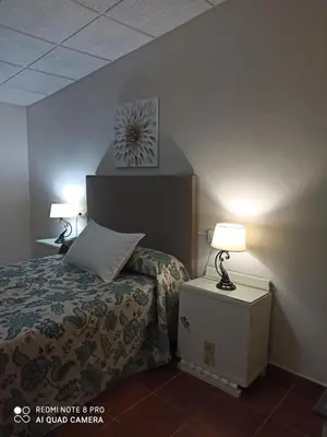 Cama o camas de una habitación en Casa Rural: 