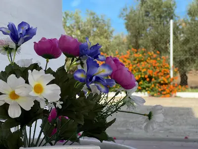Jardín al aire libre en Casa las Cordobesas alojamiento rural
