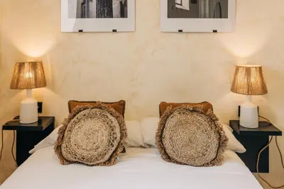 Cama o camas de una habitación en Lola3 Apartamento VUT