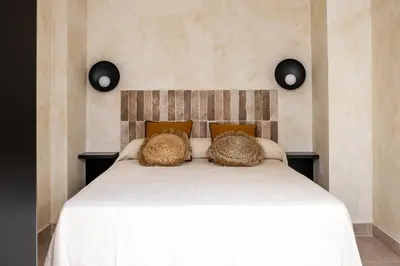 Cama o camas de una habitación en Lola3 Apartamento VUT