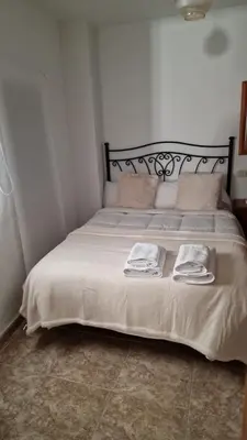 Cama o camas de una habitación en La Atalaya del Bailón