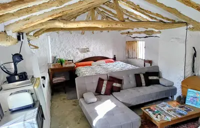 Cama o camas de una habitación en GP Cortijo Palmera