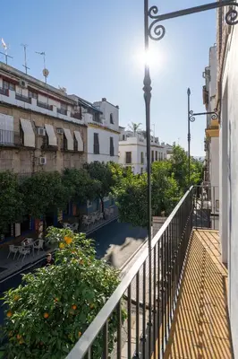 Un balcón o terraza de La Casa del Portillo