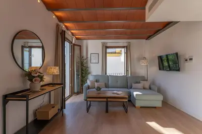 Zona de estar de La Casa del Portillo