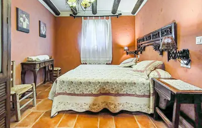 Cama o camas de una habitación en Beautiful Home In Almedinilla