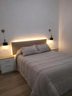 Cama o camas de una habitación en El rincón de Martina