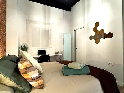 Cama o camas de una habitación en Apartmento Ópalo
