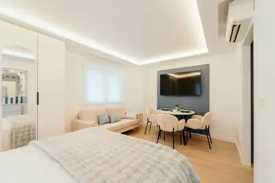 Cama o camas de una habitación en Fuente H2