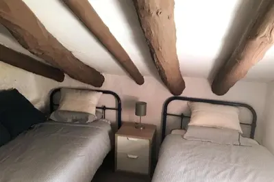 Cama o camas de una habitación en Beautiful and cozy cottage near Antequera