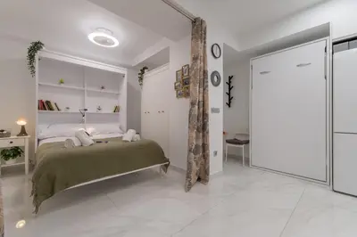 Cama o camas de una habitación en Mazamorra Home