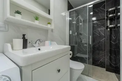 Un baño de Mazamorra Home